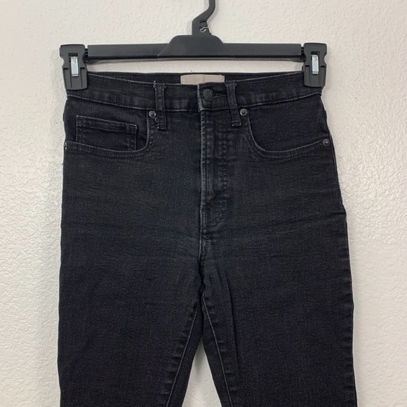 Everlane Black High Rise Skinny Ankle Jeans - Picture 2 of 12